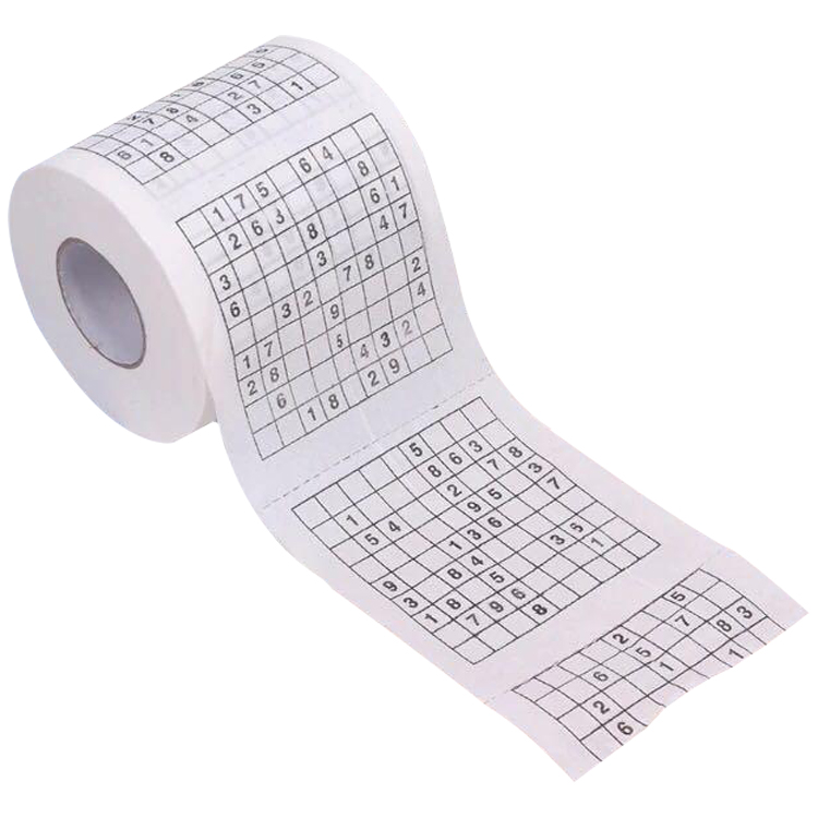 Sudoku Toilet Paper Puzzle Game Toilet Paper Tissues