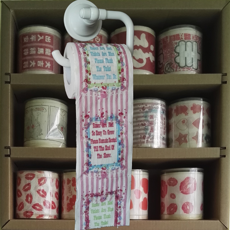  Ornament Funny Toilet Paper Creative Roll Colored Printed 