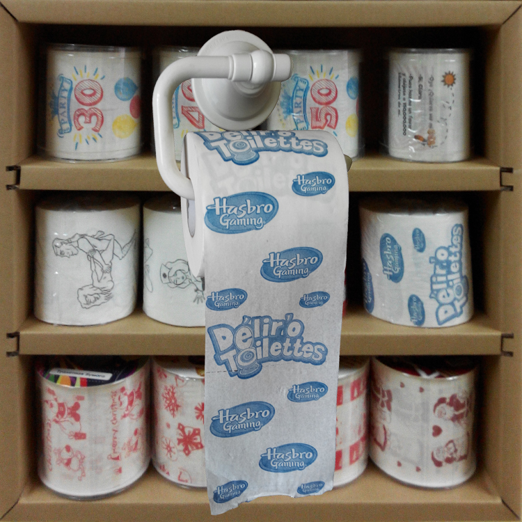 Custom Logo Printed Wholesale Toilet Tissue Paper Roll